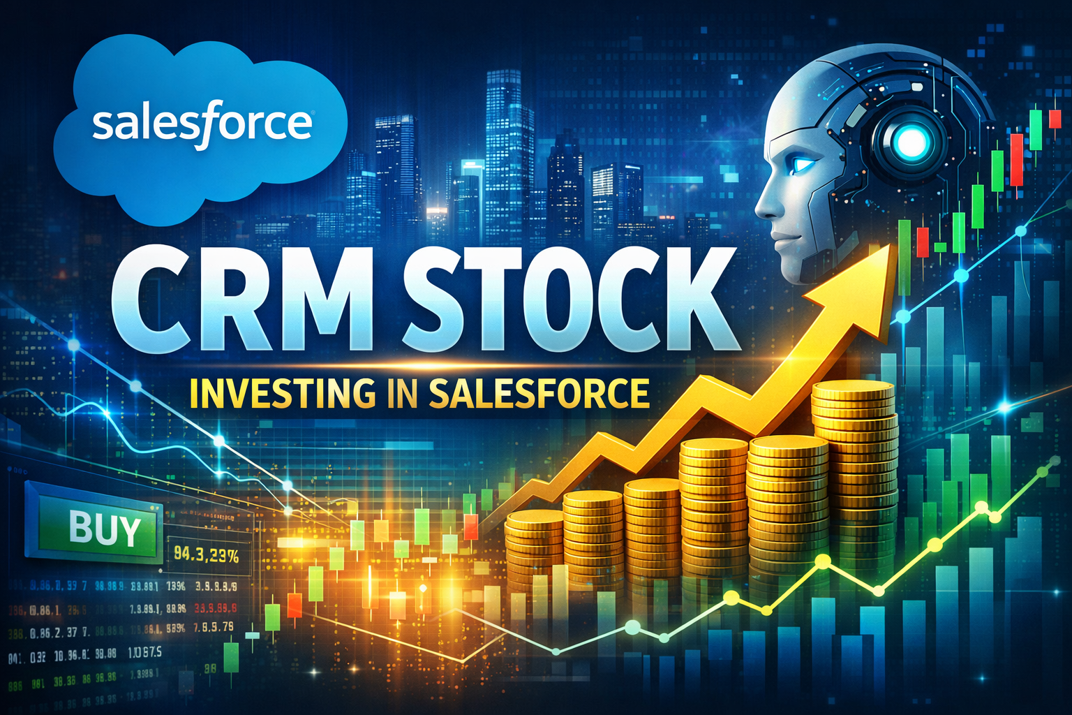 futuristic salesforce investment graphic