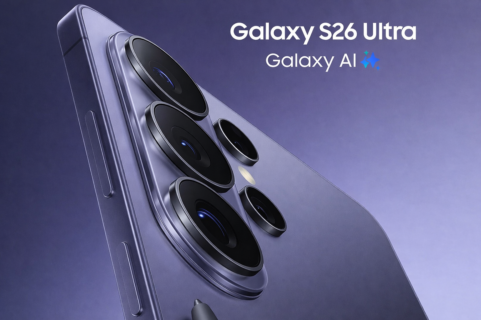 galaxy s26 ultra quad camera close up