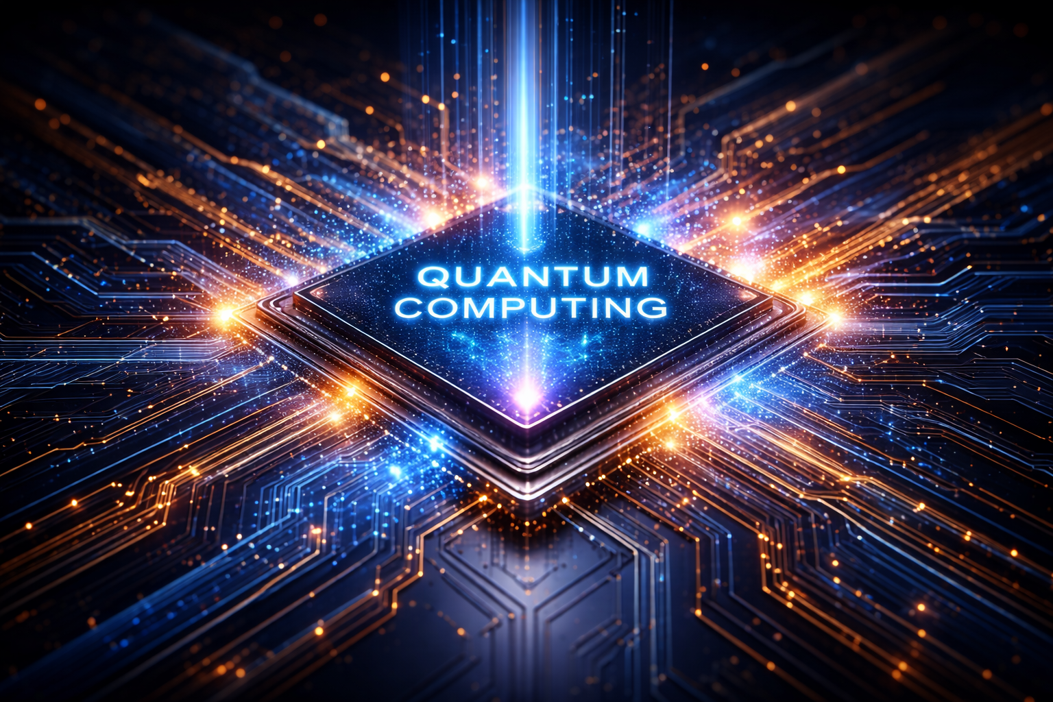 glowing quantum processor and circuits