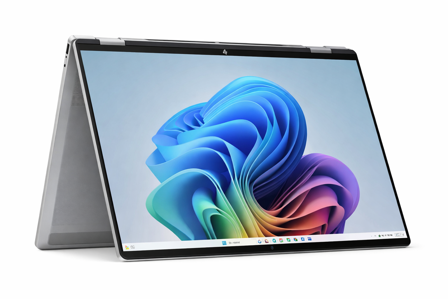 hp omnibook x flip in tent mode