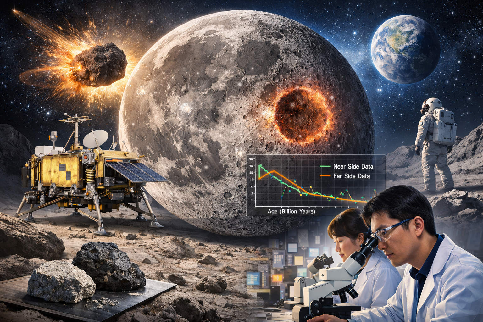 lunar exploration and sample analysis
