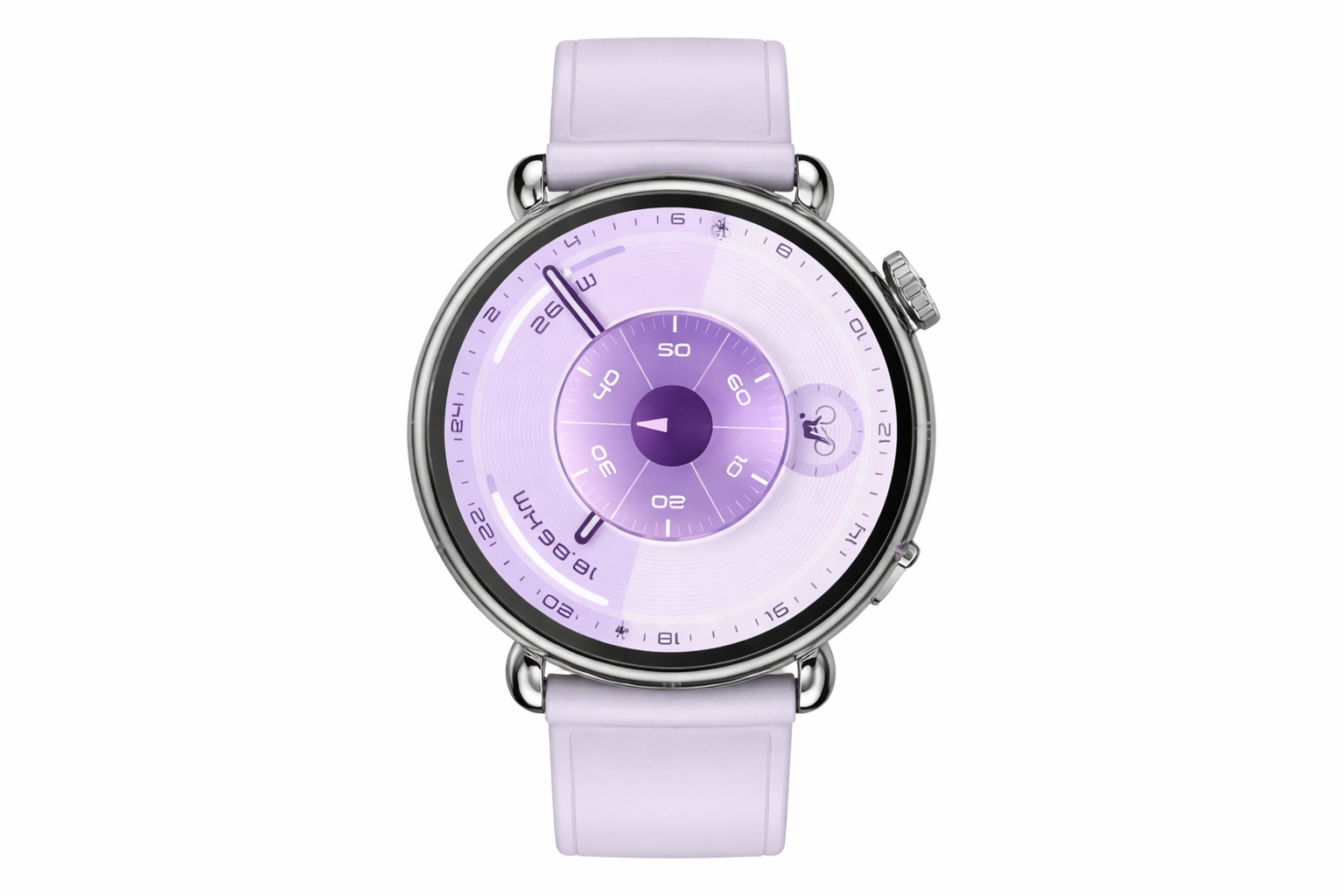 purple elegance in a smartwatch design