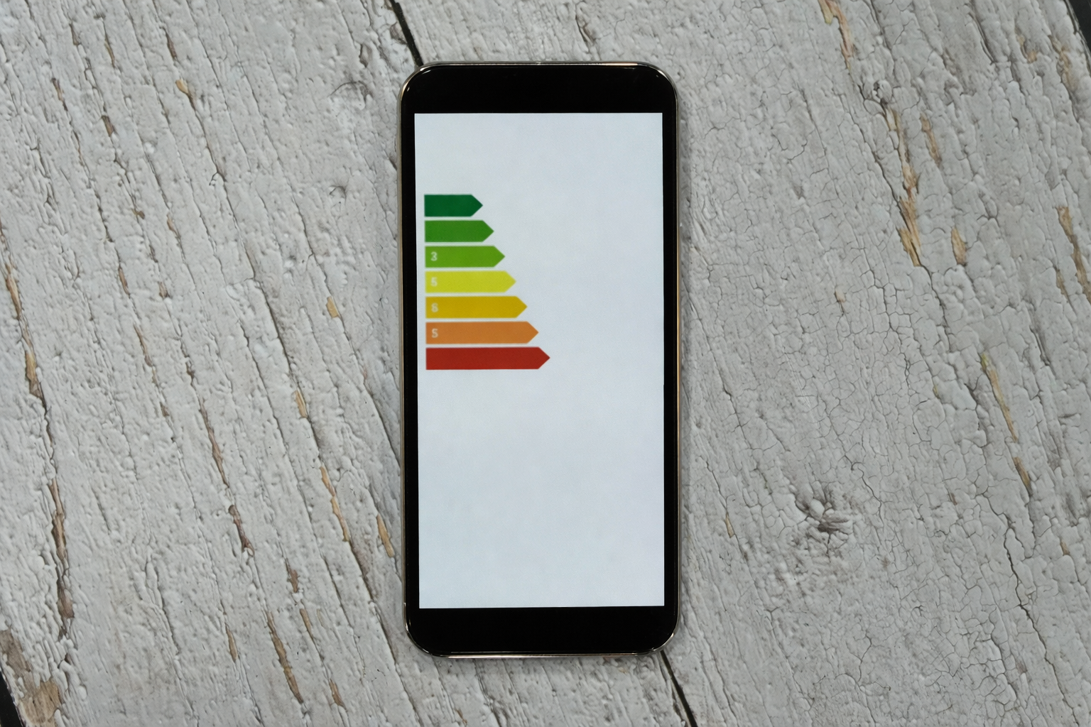 smartphone on weathered wooden surface