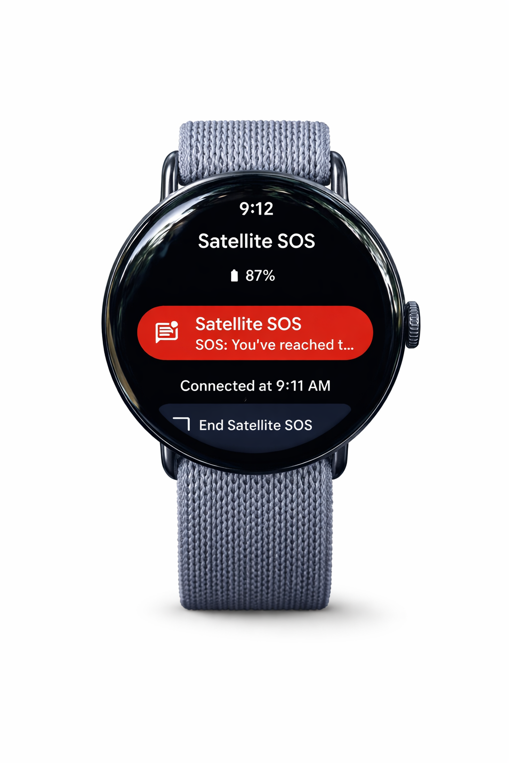 google pixel watch with sos alert