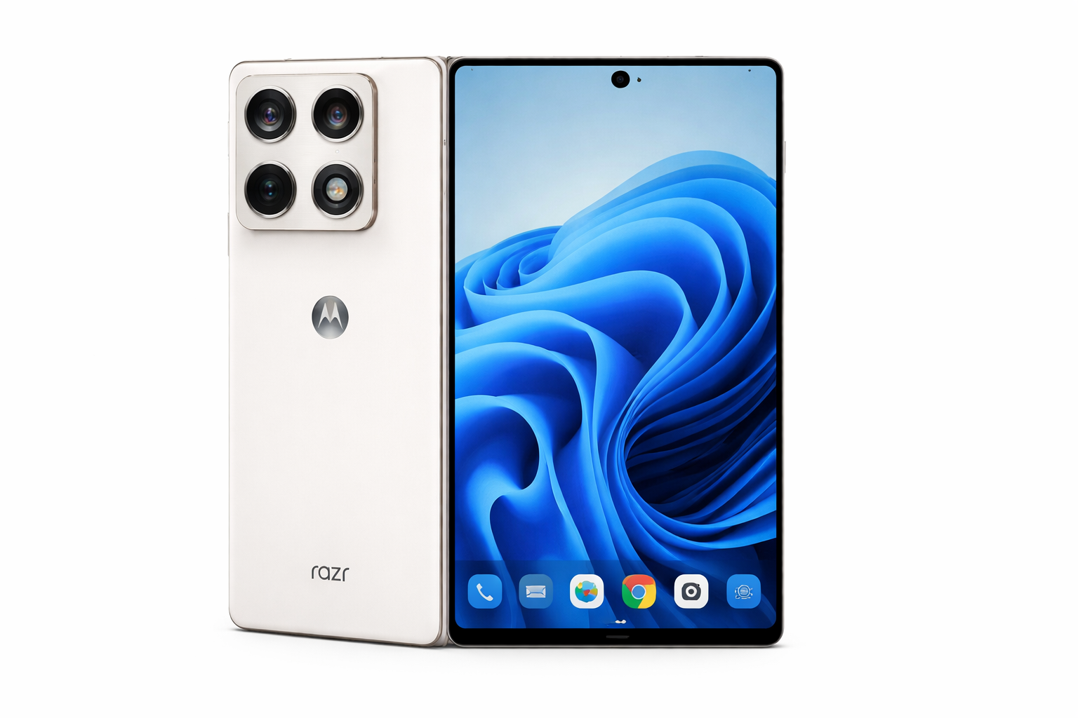 motorola razr fold in full view