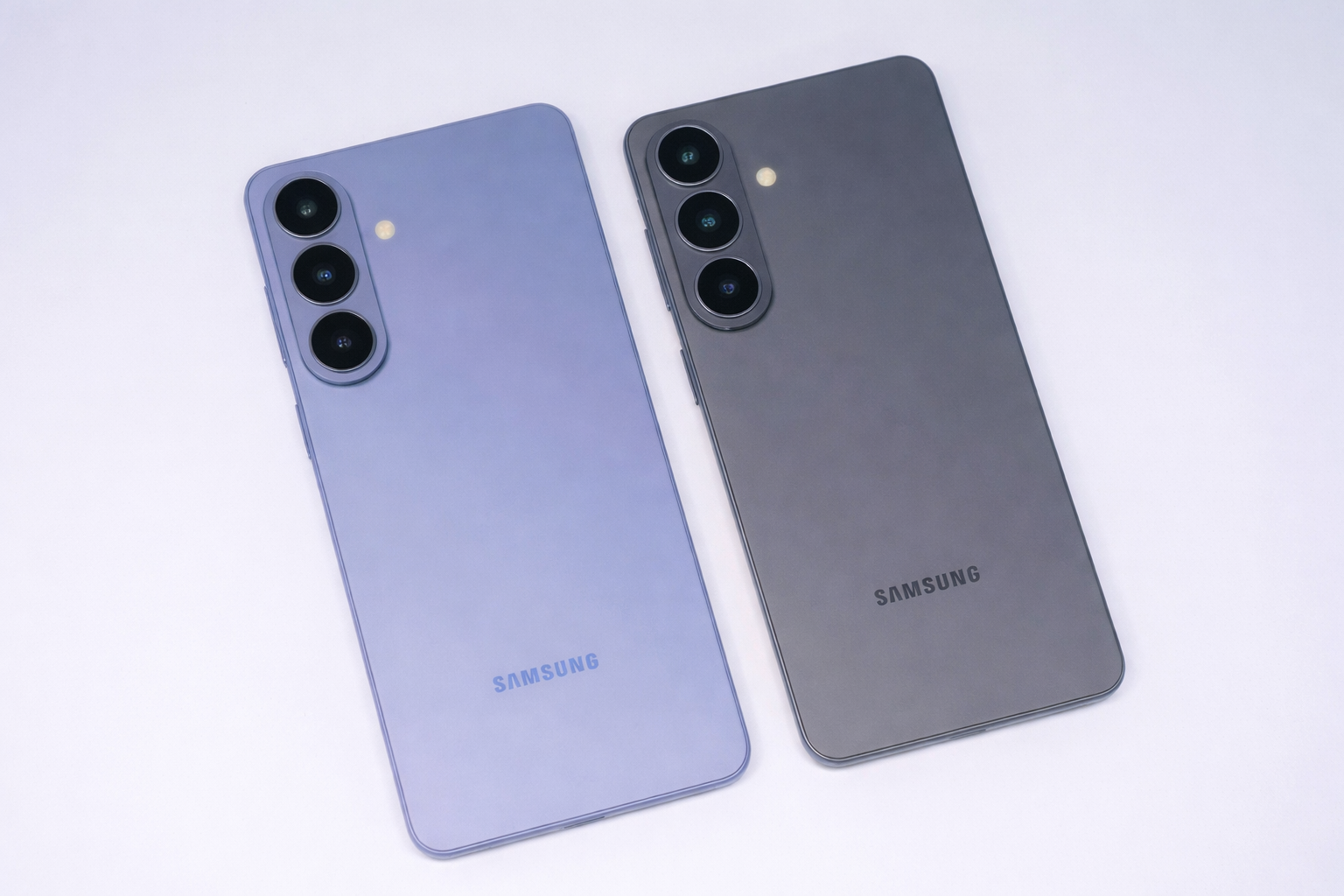samsung smartphones side by side