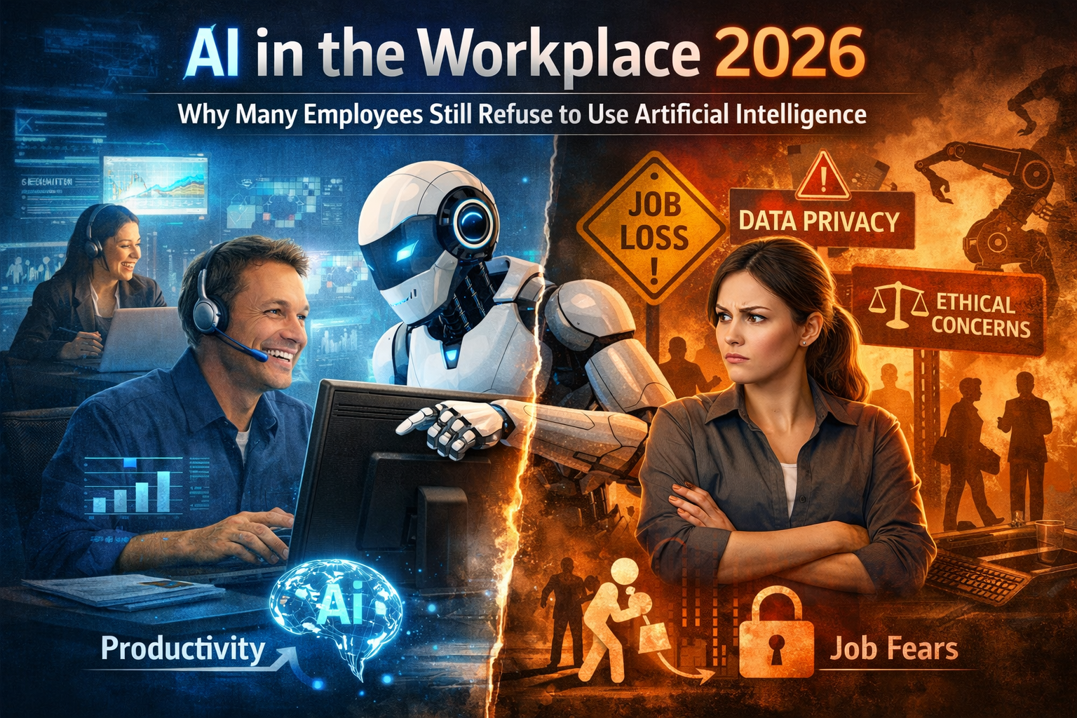 ai in the workplace pros and cons