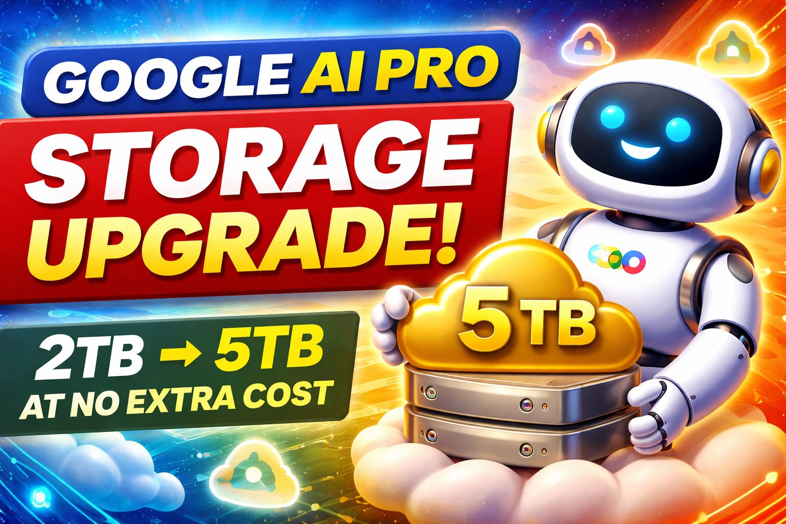 ai pro storage upgrade announcement