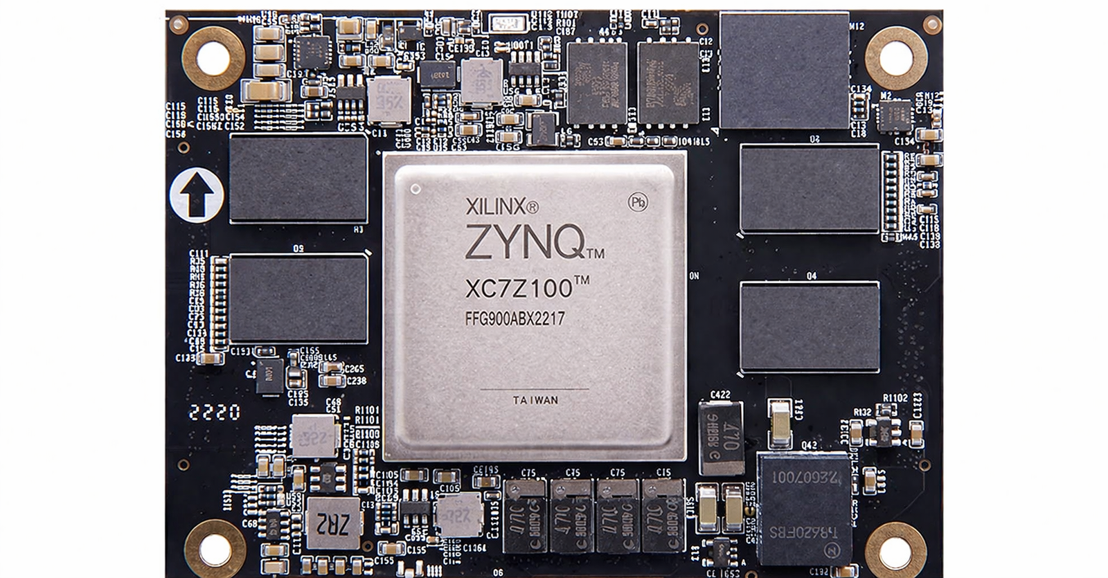 close up of detailed circuit board