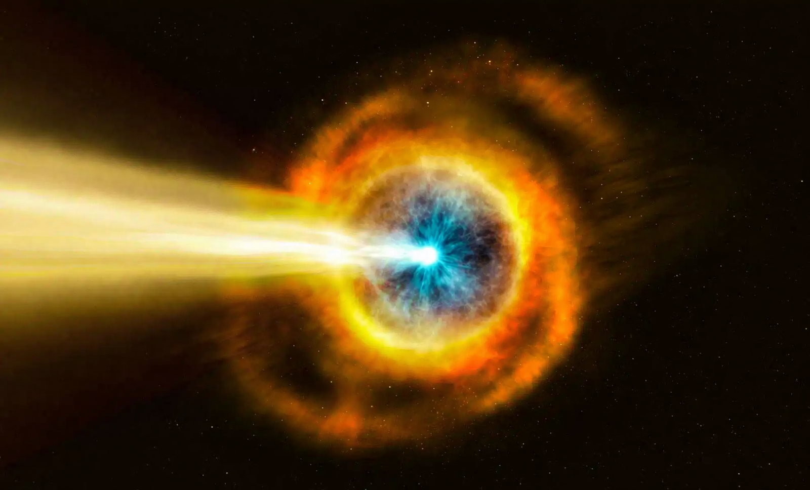 cosmic energy pulse through space