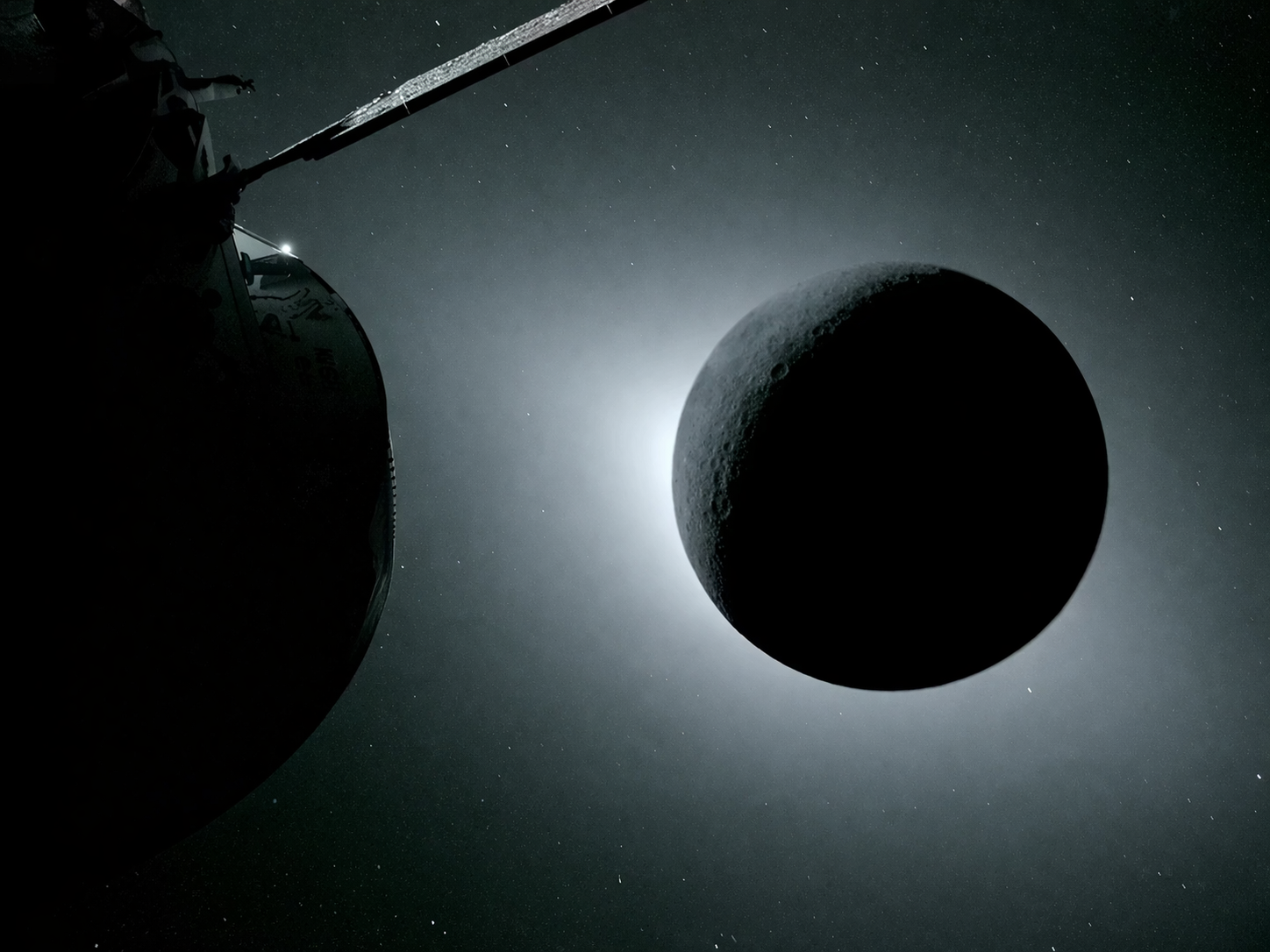 eclipse of the drifting ship