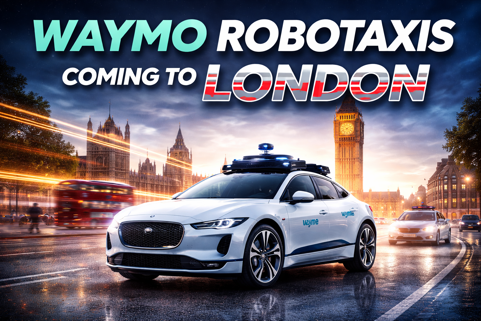 waymo robotaxi arrives in london